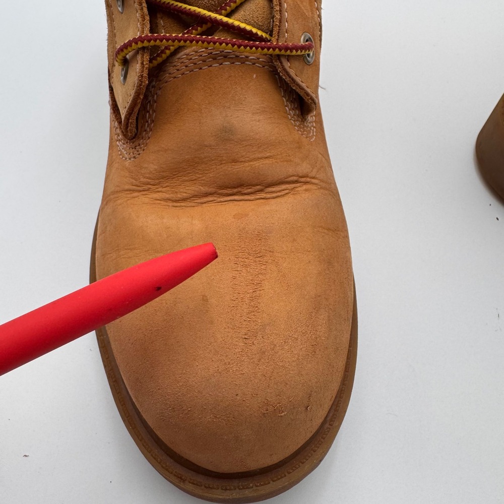 Timberland Waterproof Wheat Nubuck Suede Faux Fur Lined Lace Up Boots Womens 8 - Picture 12 of 16